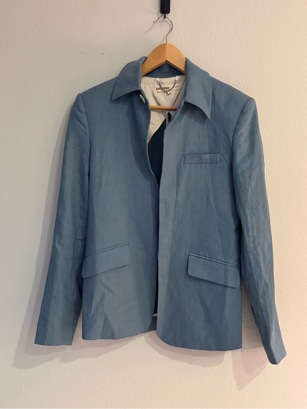 GRLFRND Light Blue Women's Blazer